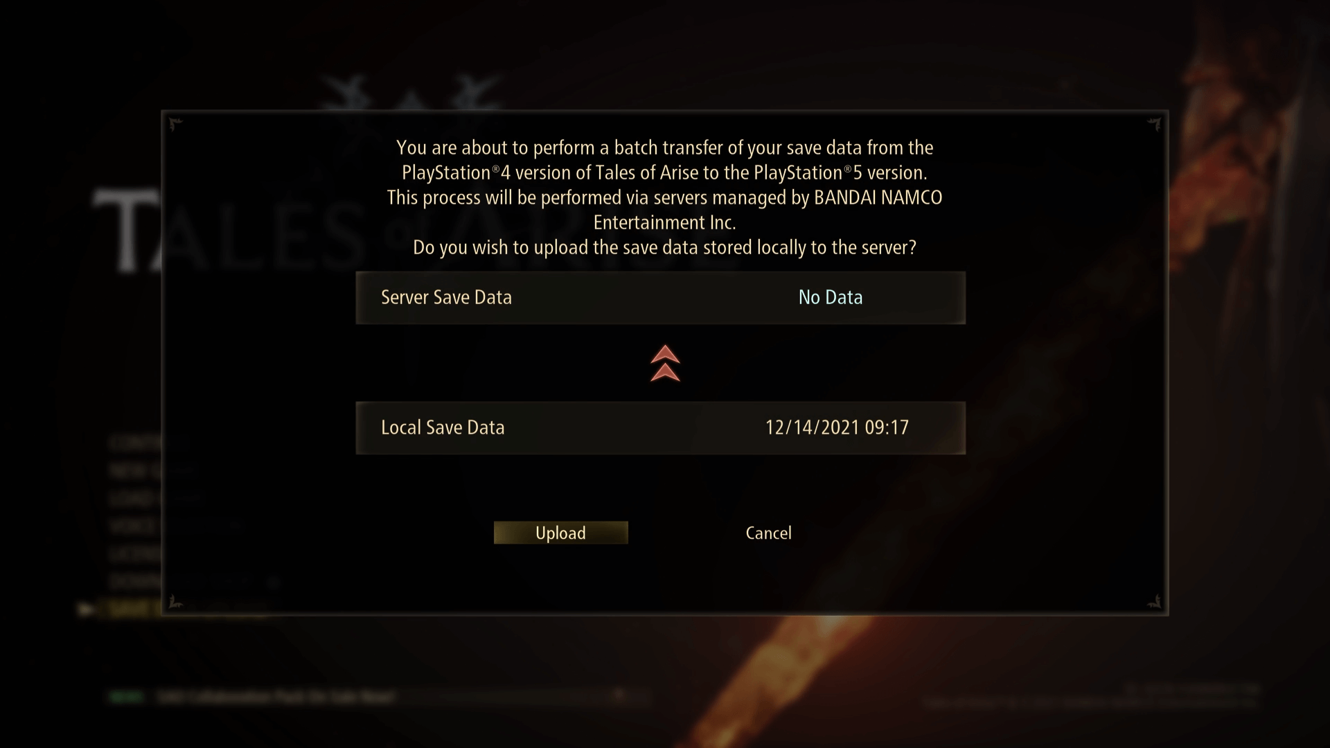 uploading data
