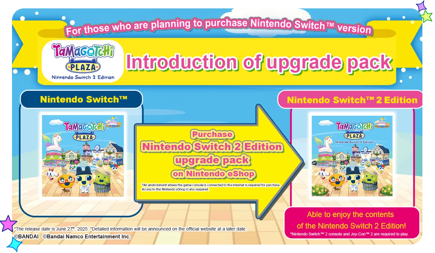 Nintendo Switch TAMAGOTCHI CONNECTION Tamagotchi Plaza for Nintendo Switch - Nintendo Official Site