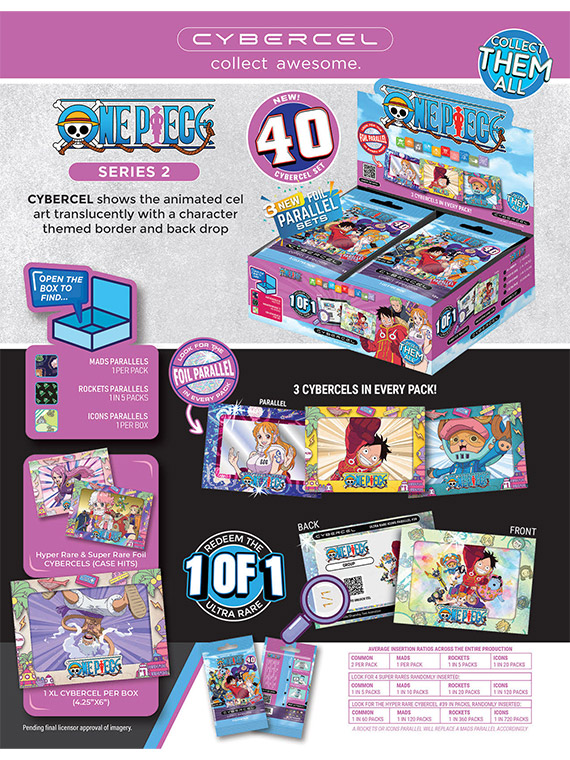 ONE PIECE - Cybercel Cards Series 2 (Box of 20 Packs) | Bandai