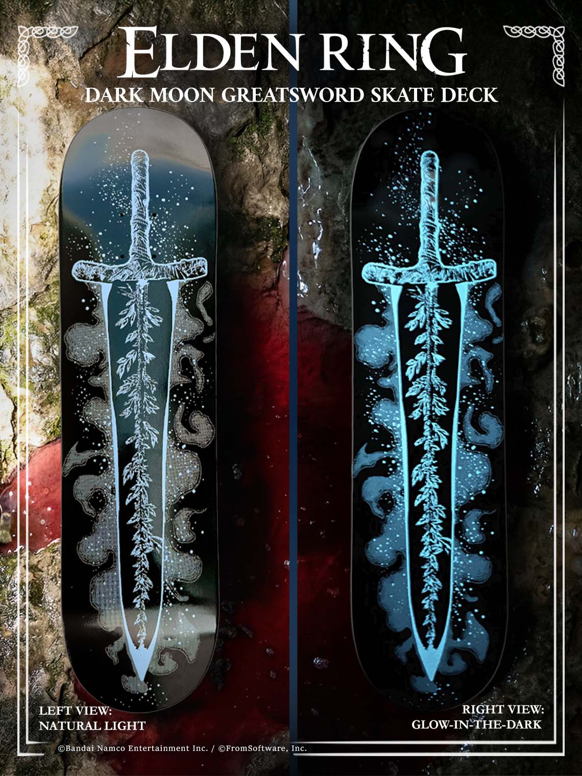ELDEN RING Dark Moon Greatsword Skatedeck