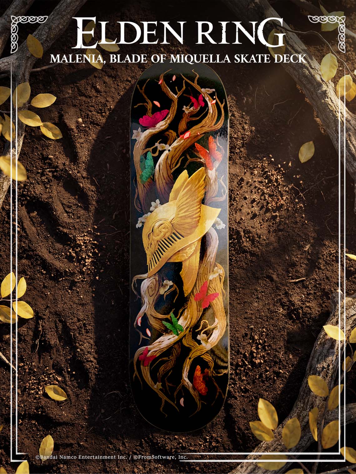 ELDEN RING - Malenia, Blade of Miquella Skatedeck