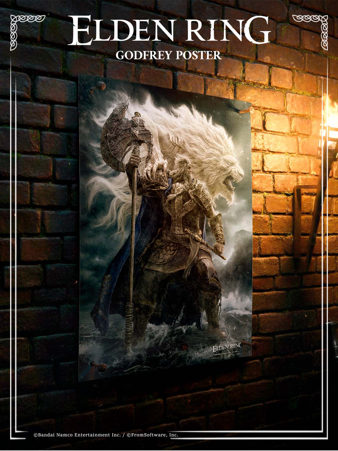 ELDEN RING Godfrey the First Elden Lord Poster