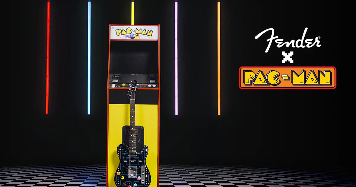 Fender and Bandai Namco Launch Game-changing PAC-MAN Telecaster and Apparel CollectionAs Fender continues its celebra...
