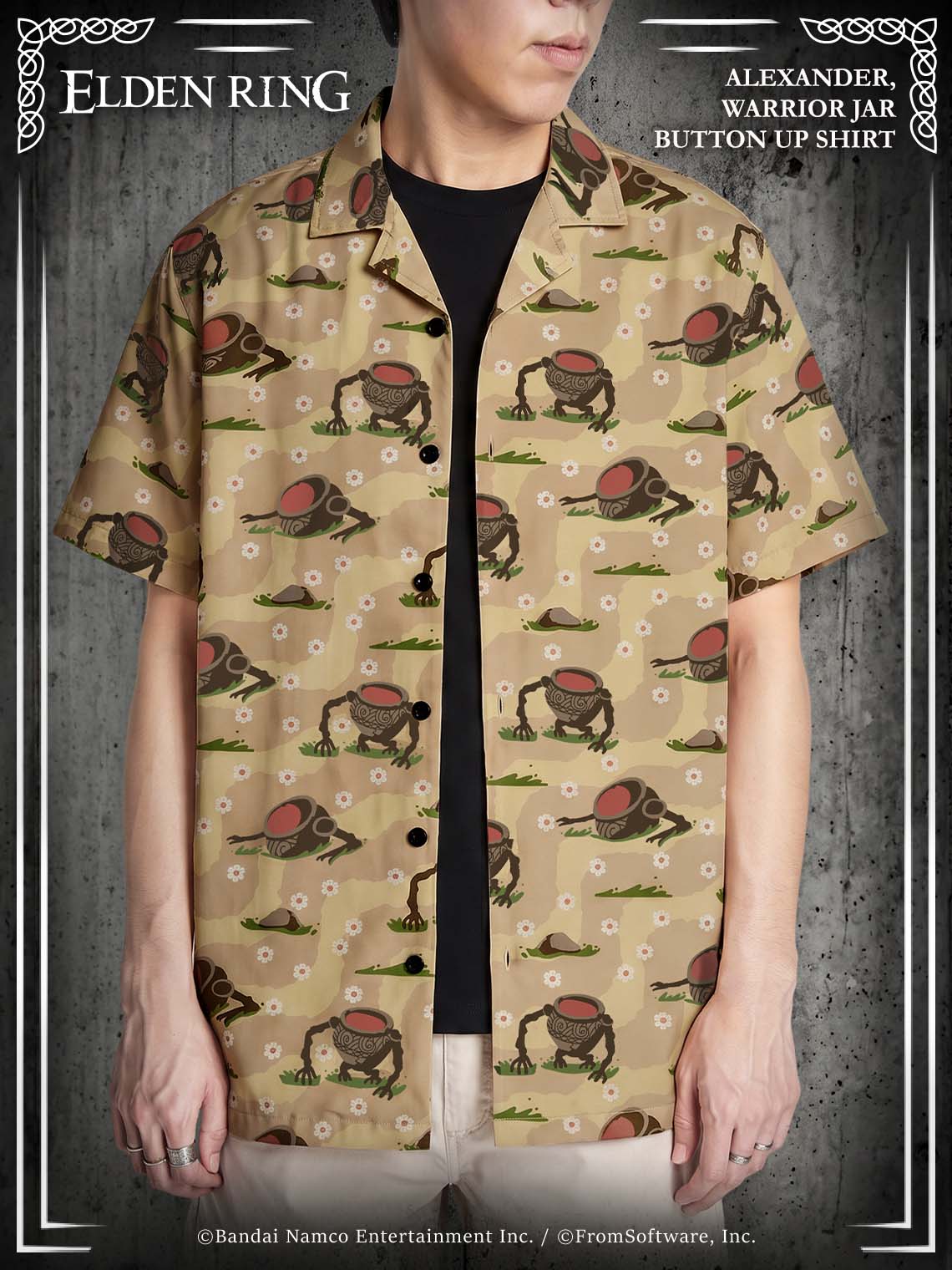 ELDEN RING Alexander, Warrior Jar Button-Up Shirt - Small