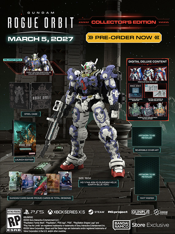 GUNDAM ROGUE ORBIT Collector's Edition PS5
