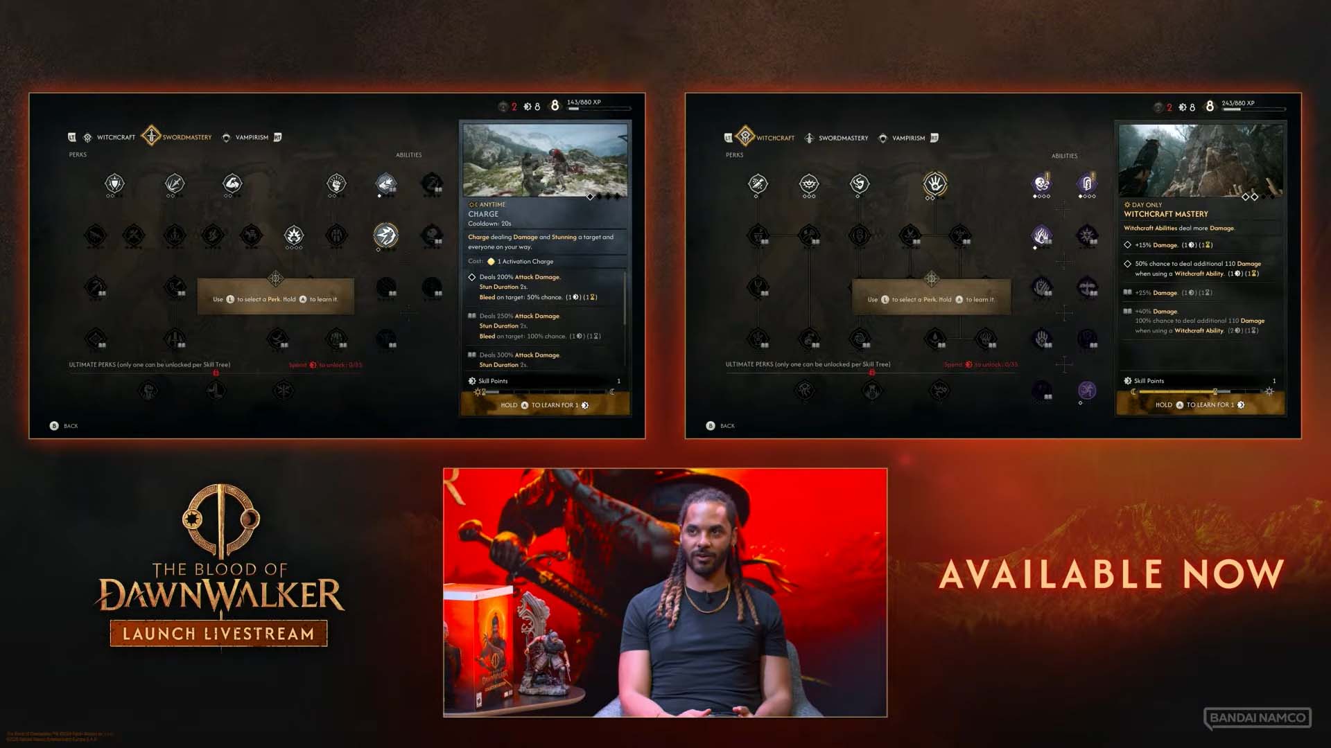 Skill & Perk Allocation