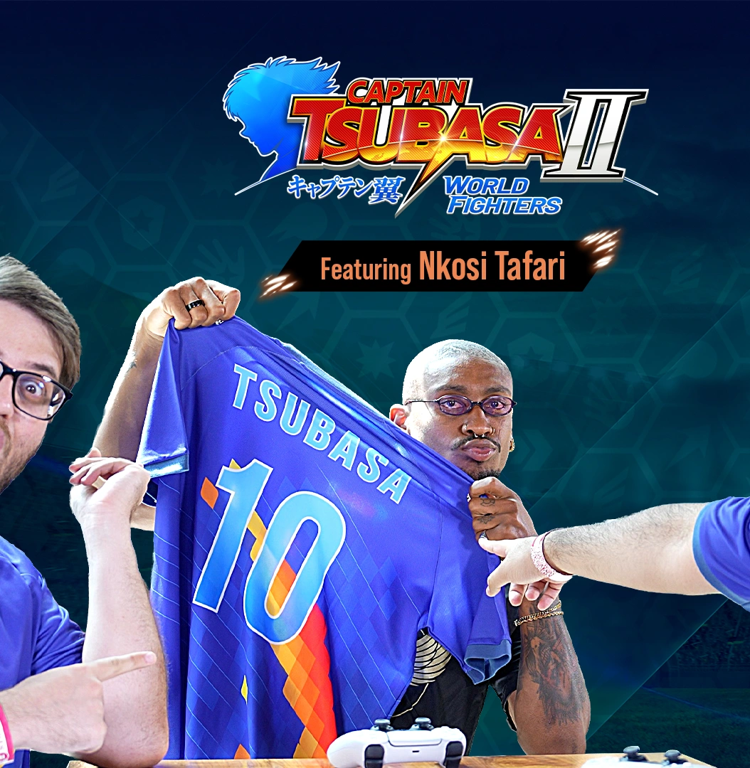 Playing Captain Tsubasa 2 with LAFC Defender Nkosi Tafari