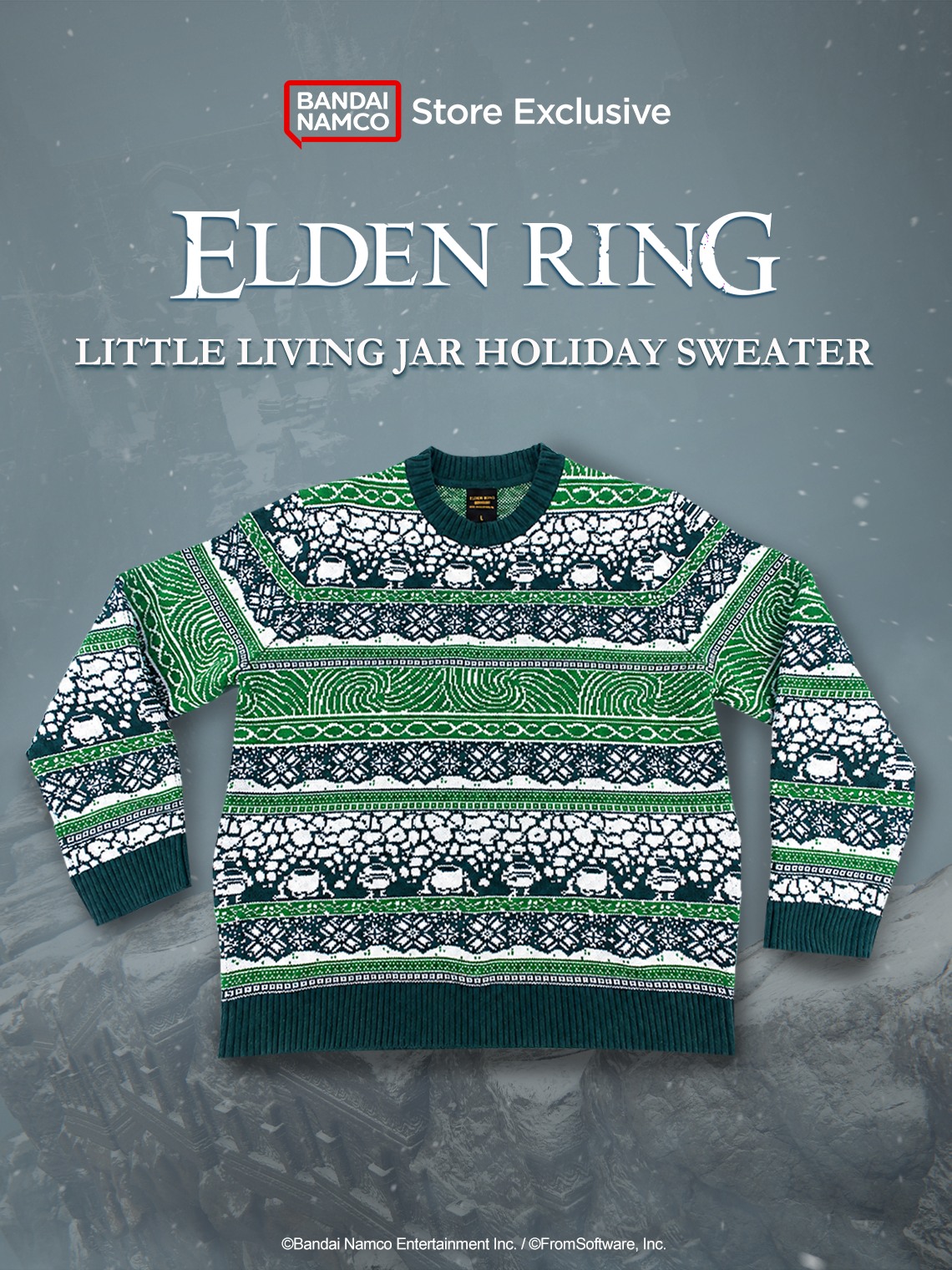 ELDEN RING Little Living Jar Knit Holiday Sweater - Large