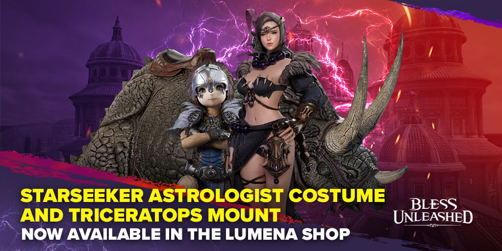 Starseeker Astrologist and Triceratops Mount