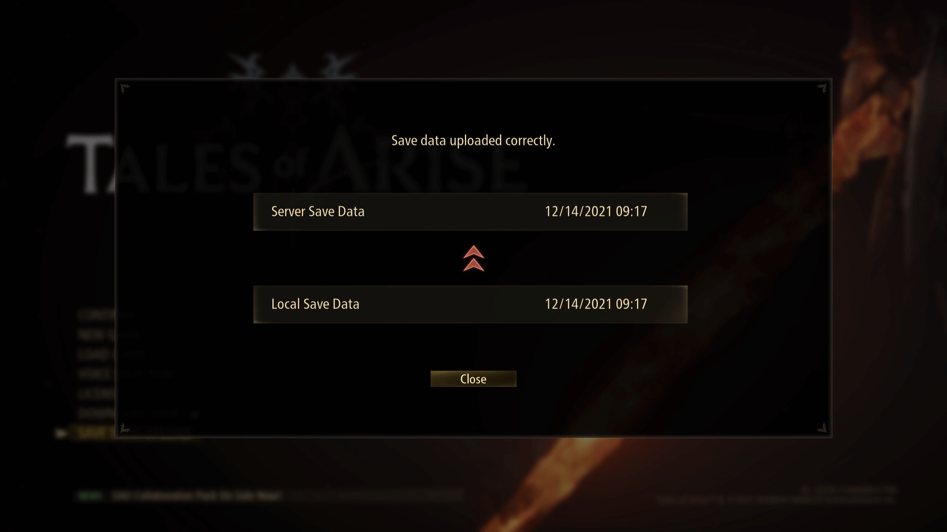uploading server data