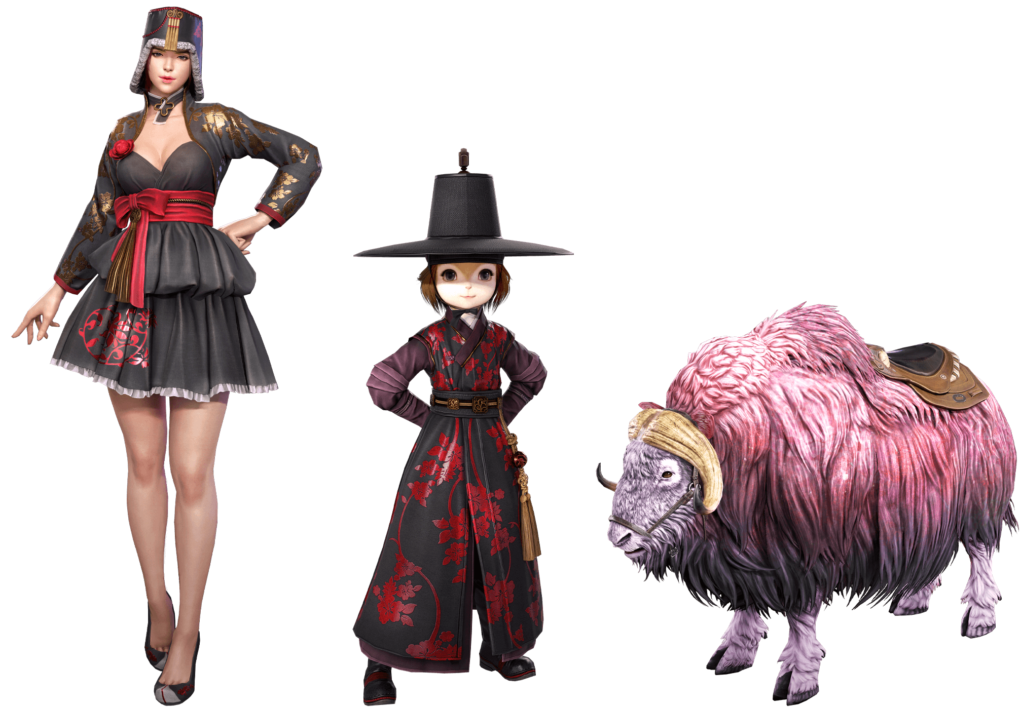 Blossom Festival Costume and Petalmane Muskox