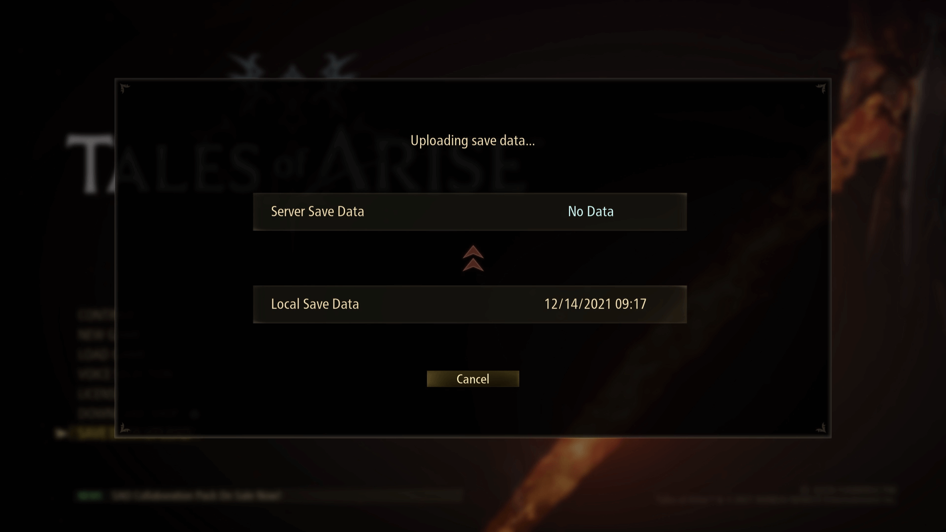 uploading server data